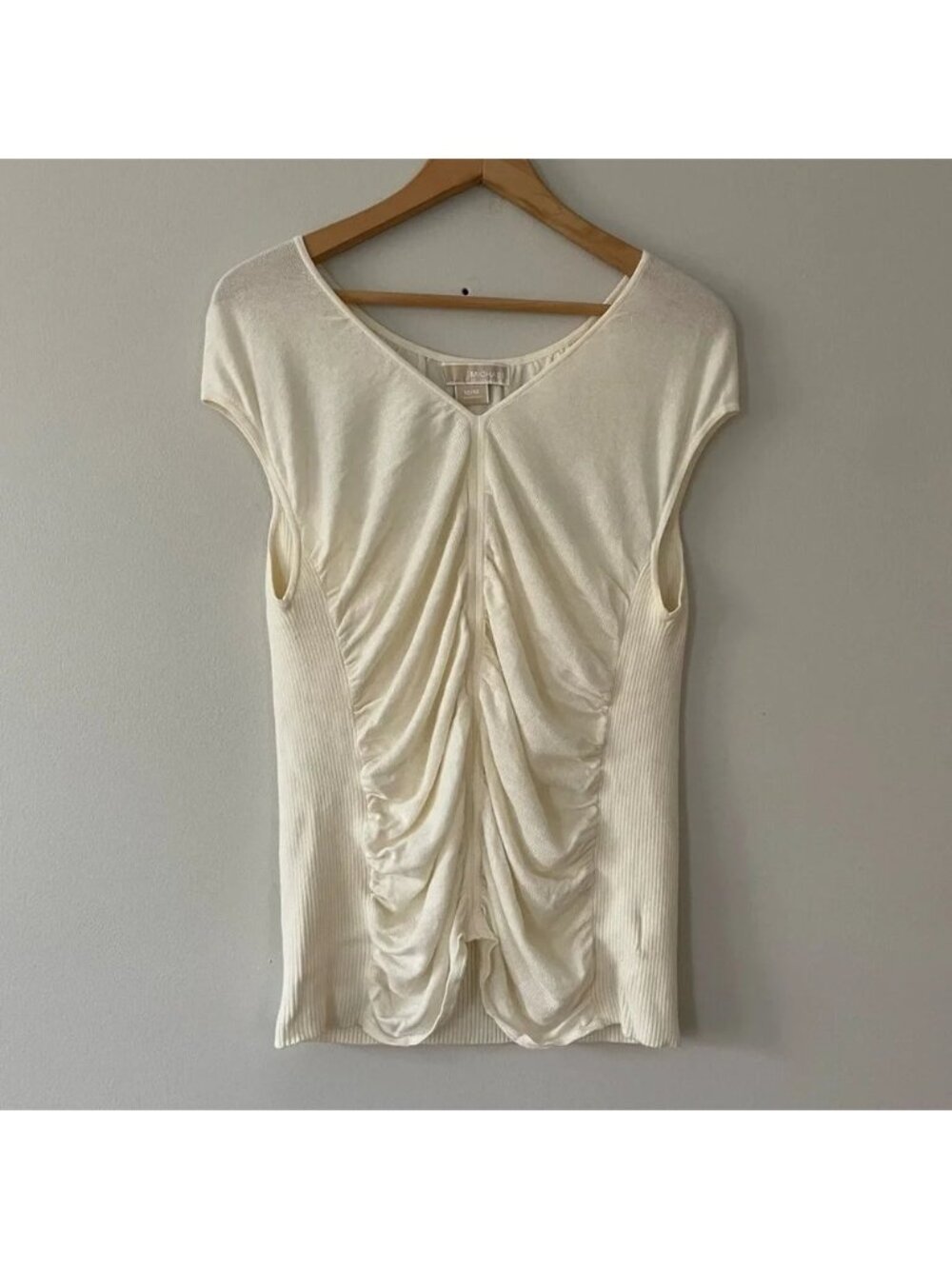 MICHAEL Michael Kors Ivory Sleeveless Top Size Medium